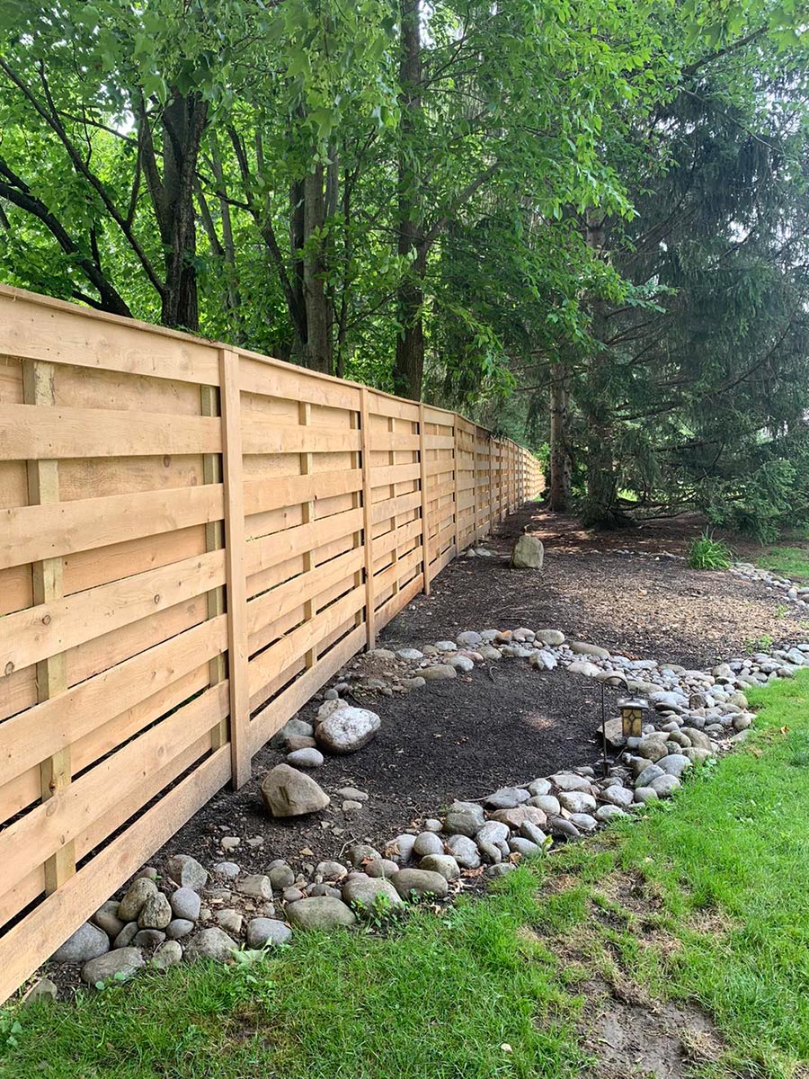 Cedar shadow box cap rail HOA fence pricing — Mission, KS — RKC Wood Care Pros