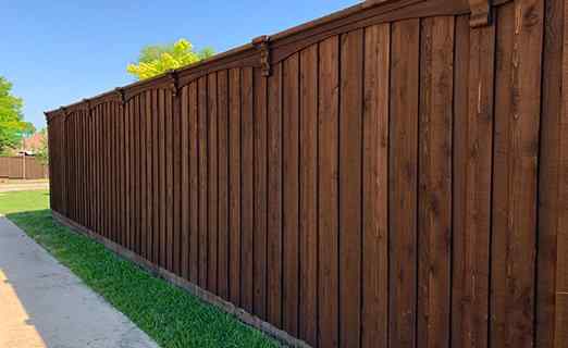 Cedar board-on-board solid privacy fence cost — Peculiar, MO — RKC Wood Care Pros