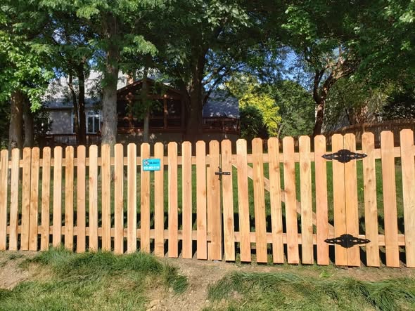 Cedar horizontal plank privacy fence — Grandview, MO installation FAQ — RKC Wood Care Pros