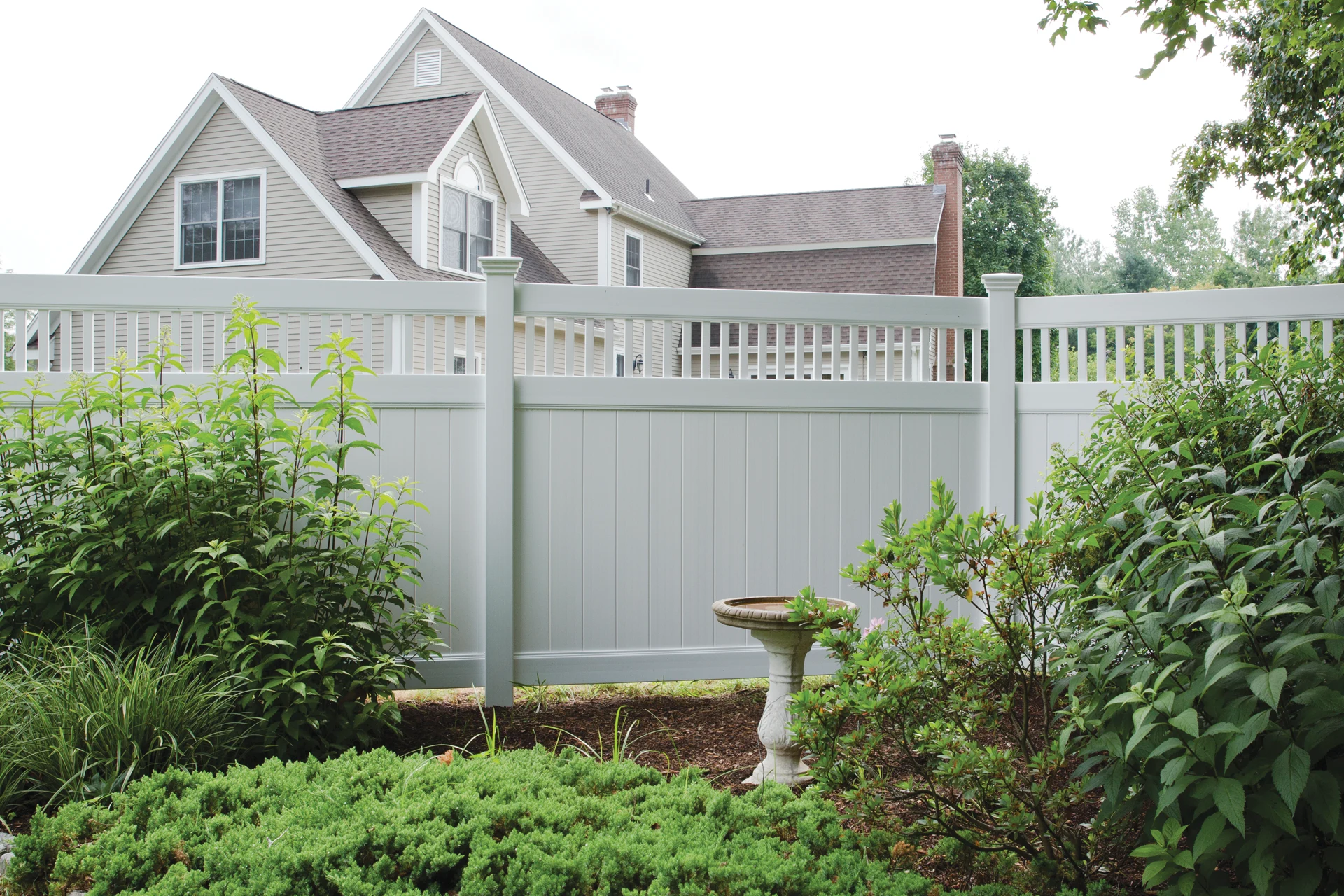 Good-neighbor equal-finish privacy fence install in Mission, KS — RKC Wood Care Pros