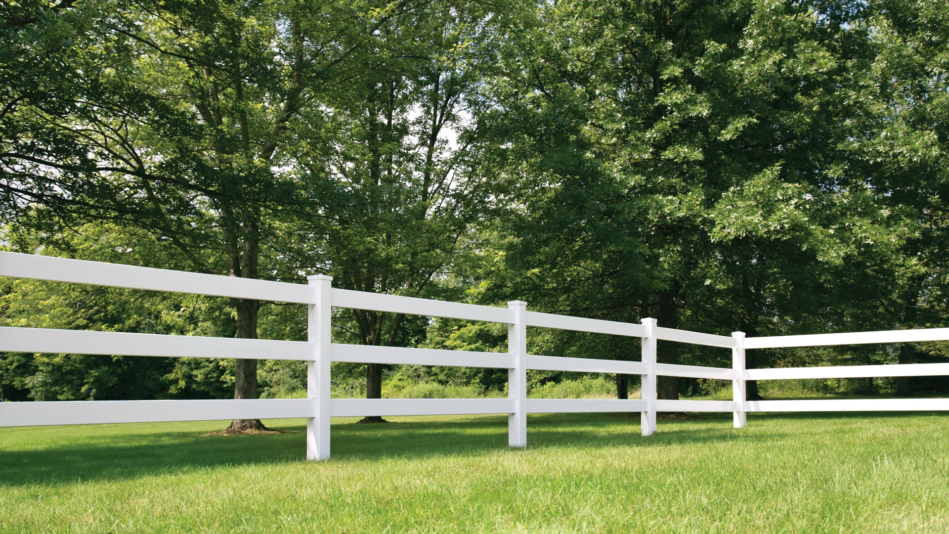 Vinyl Fence Installation project in Spring Hill, KS by RKC Wood Care Pros