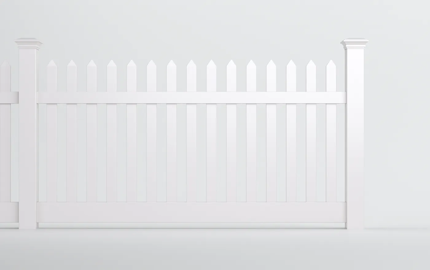 Vinyl Fence Installation project in Grandview, MO by RKC Wood Care Pros