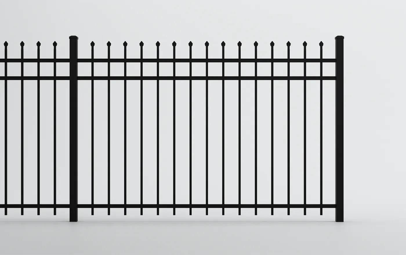 Ornamental Iron Fence install in Peculiar, MO by RKC Wood Care Pros
