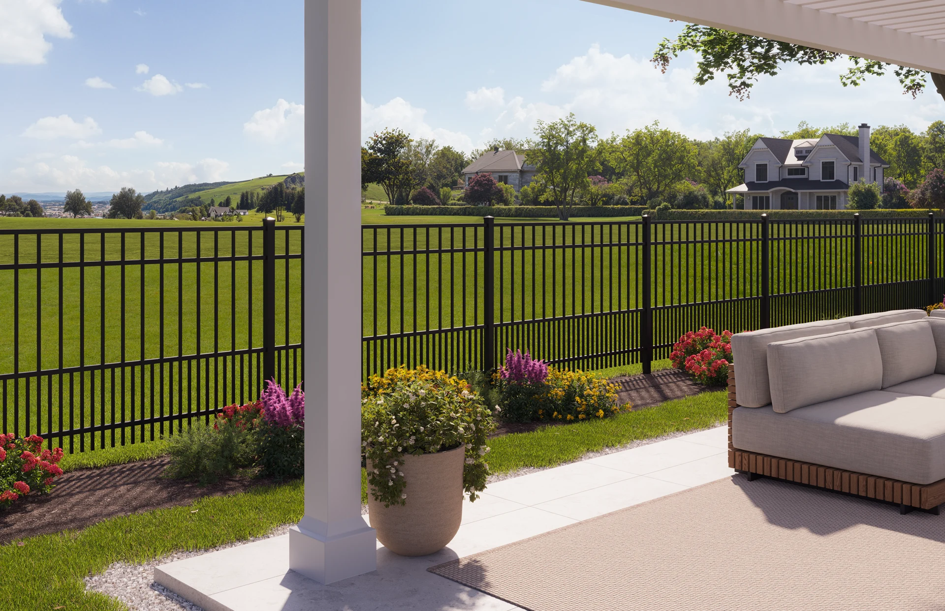 Mesh Safety Fence — Removable by RKC Wood Care Pros in Independence, MO