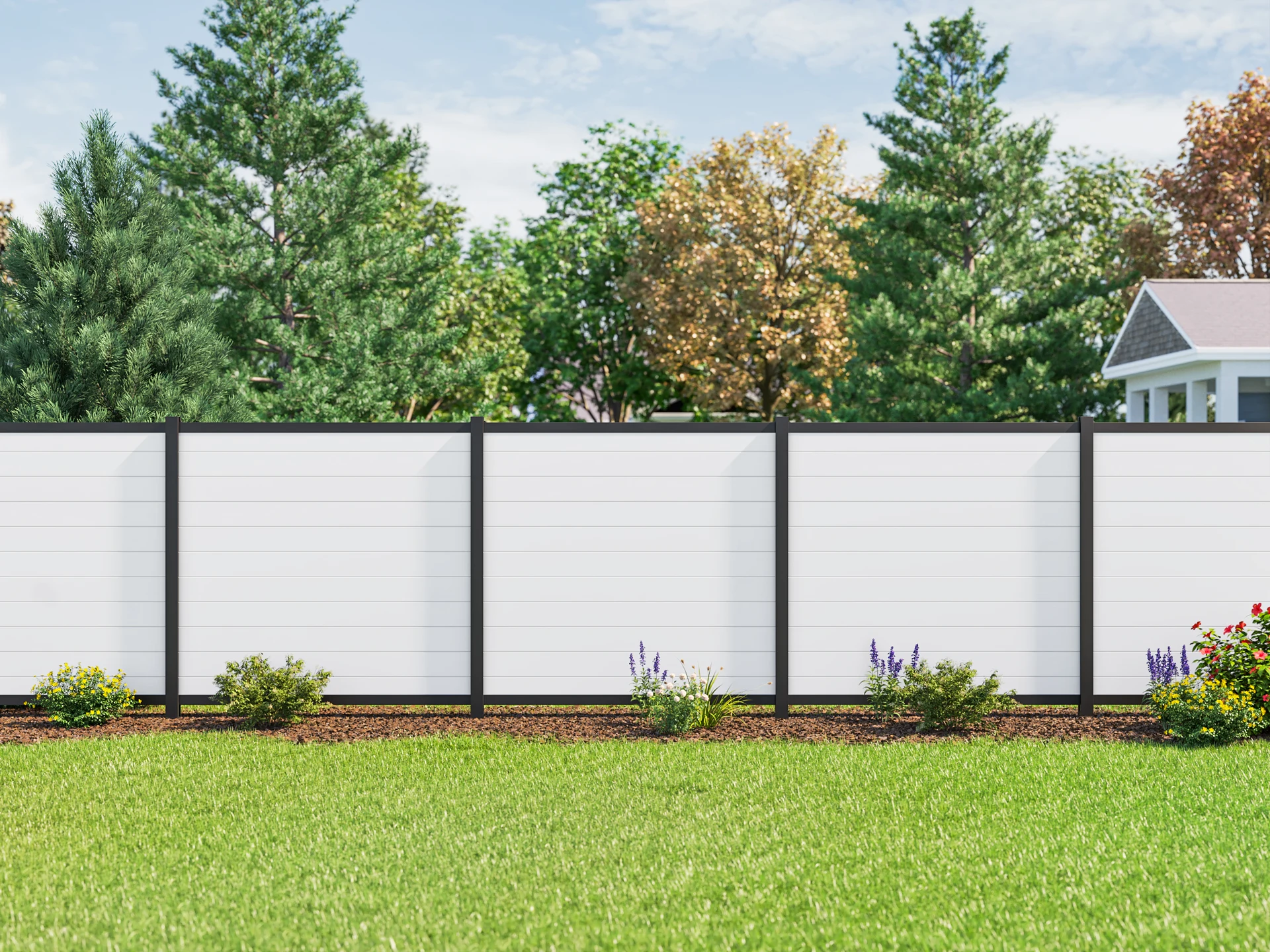 Good-neighbor equal-finish privacy fence install in Shawnee, KS — RKC Wood Care Pros