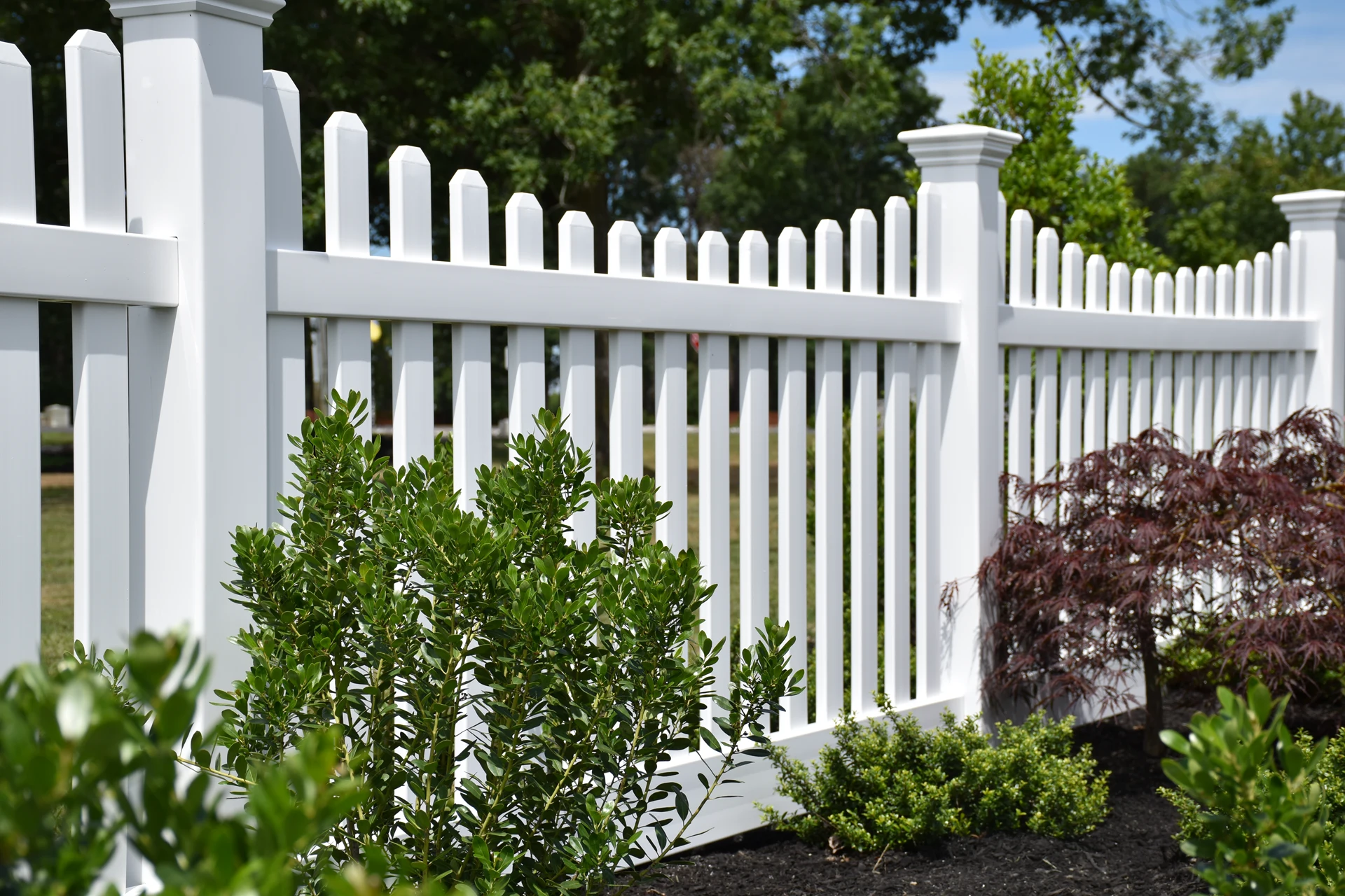 Vinyl Fence Installation project in Liberty, MO by RKC Wood Care Pros