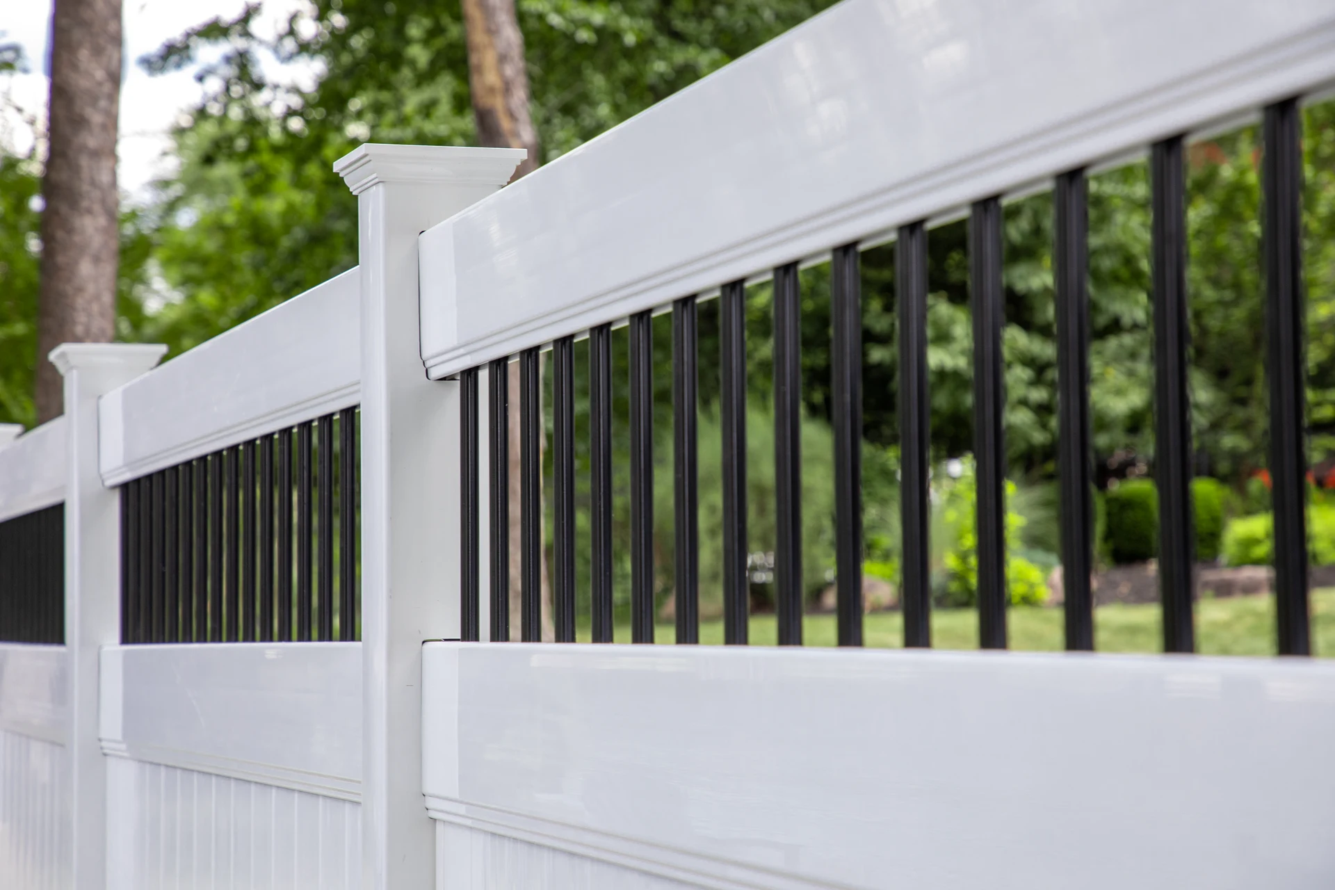 Vinyl Fence Installation project in Olathe, KS by RKC Wood Care Pros