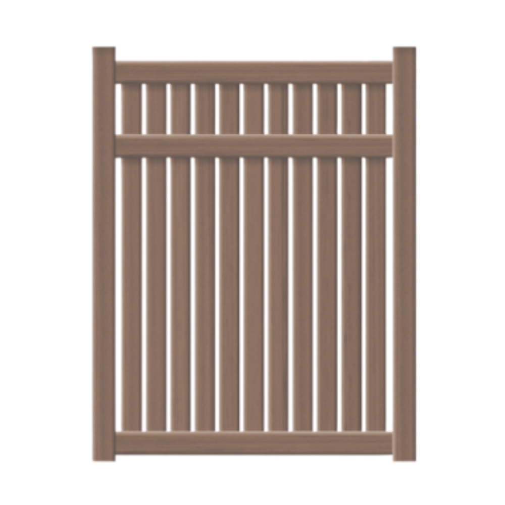 Cedar single-drive gate in Smithville, MO by RKC Wood Care Pros