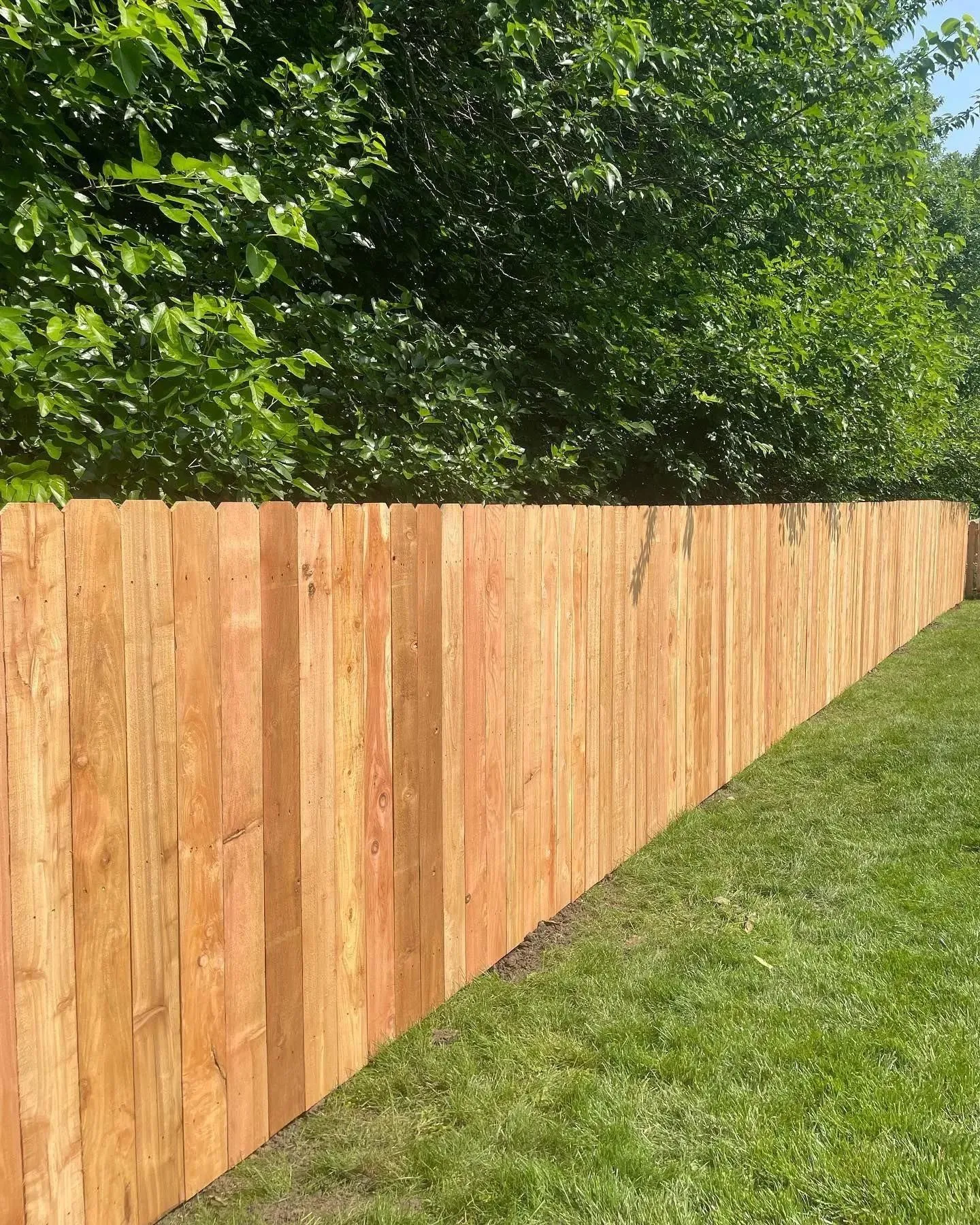 Chain link fence project in Kansas City by RKC Wood Care Pros