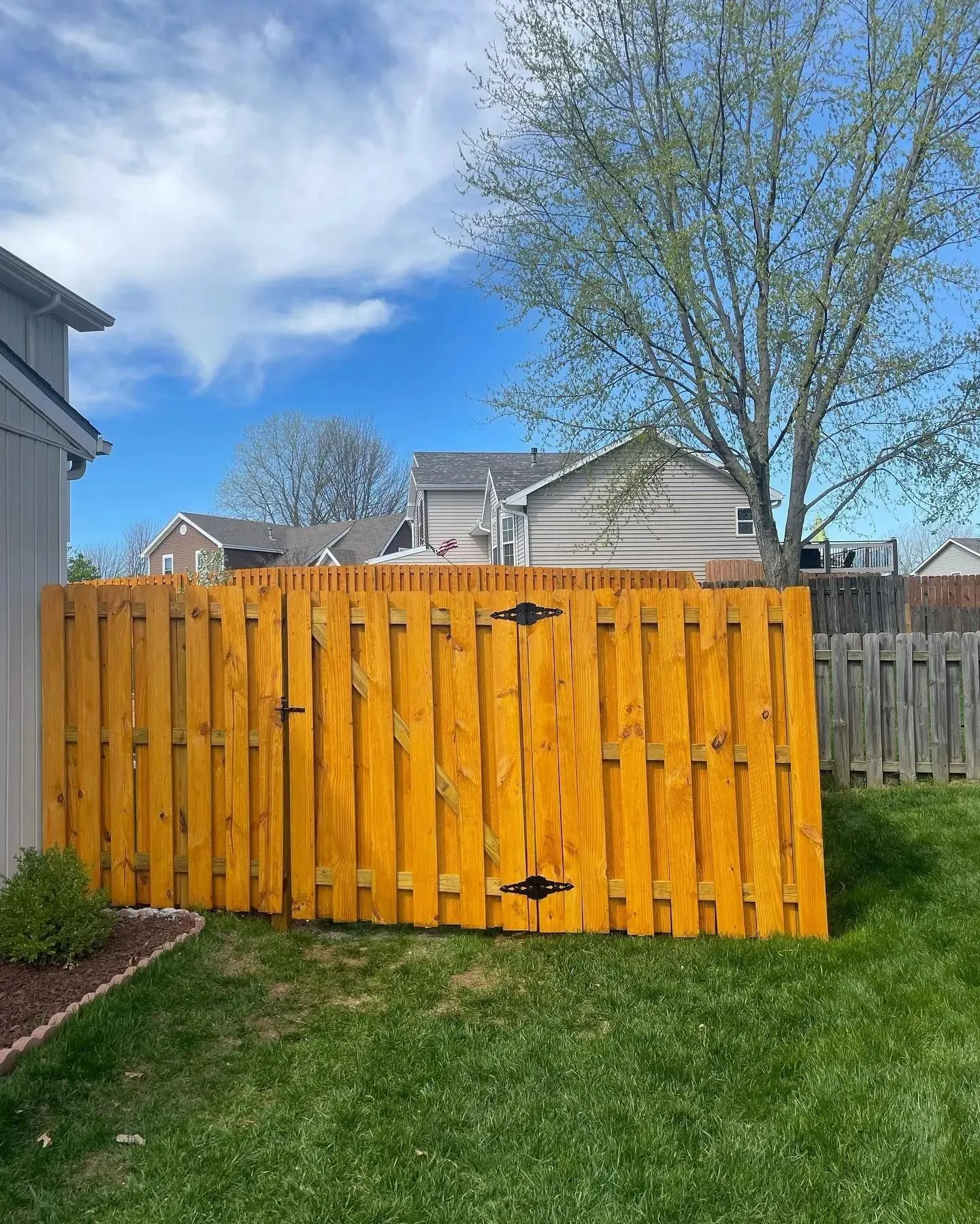 Single-Drive Gate install by RKC Wood Care Pros in Olathe, KS