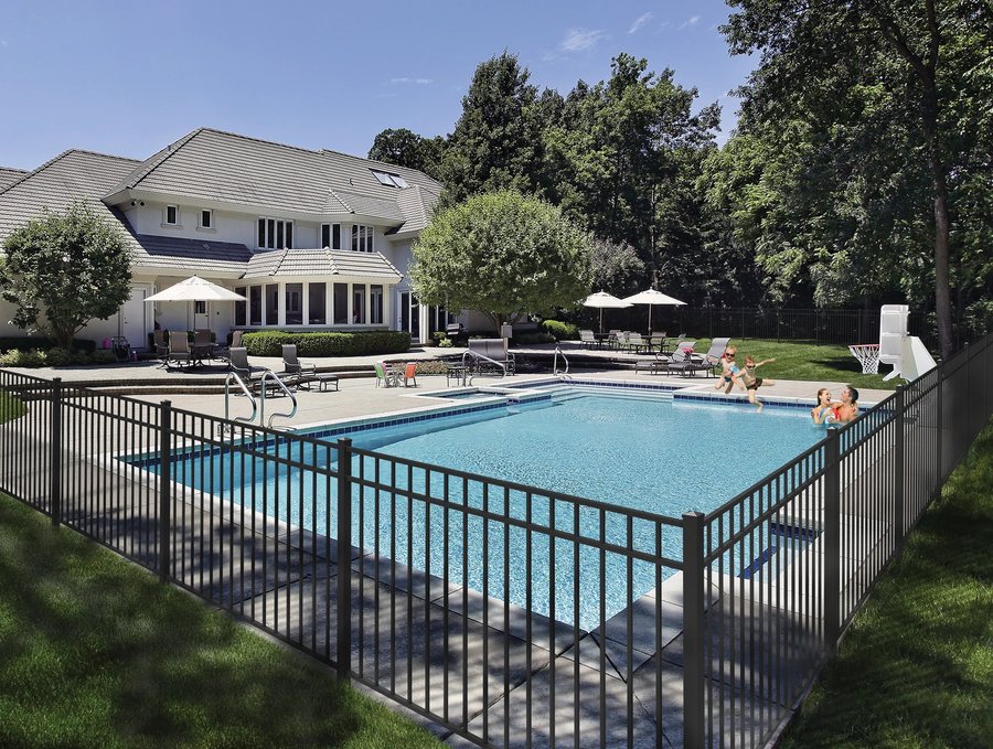 Pool fence install in Lee's Summit by RKC Wood Care Pros