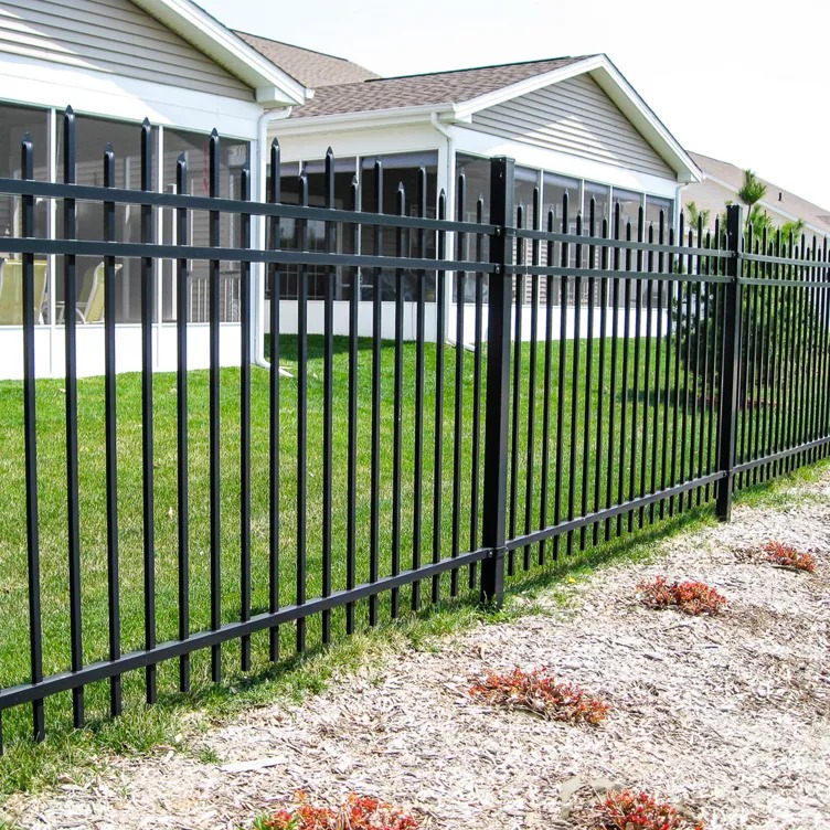 8-foot commercial perimeter security fence with anti-climb mesh in Lee's Summit, MO — RKC Wood Care Pros
