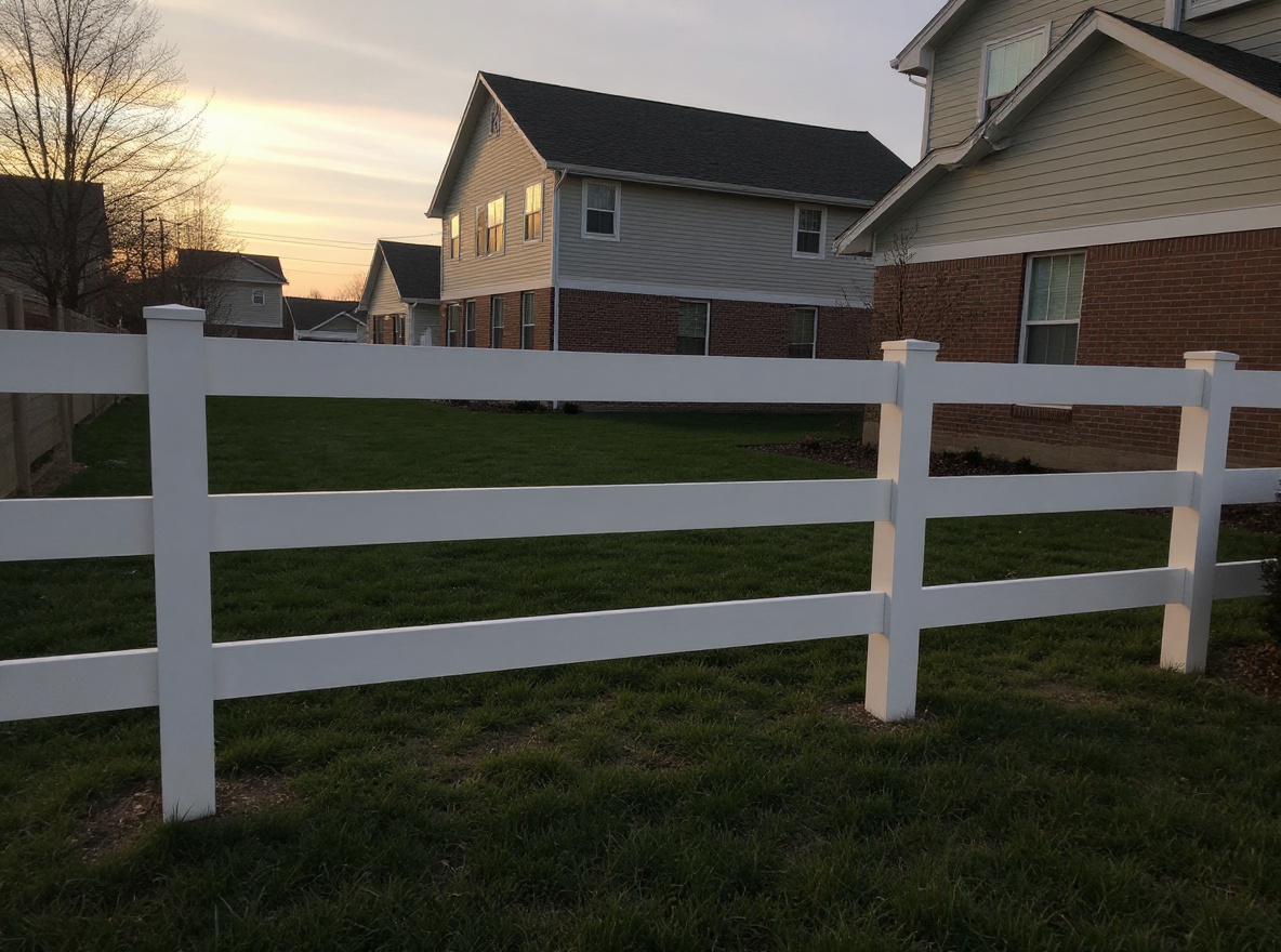Vinyl Fence Installation project in Pleasant Hill, MO by RKC Wood Care Pros