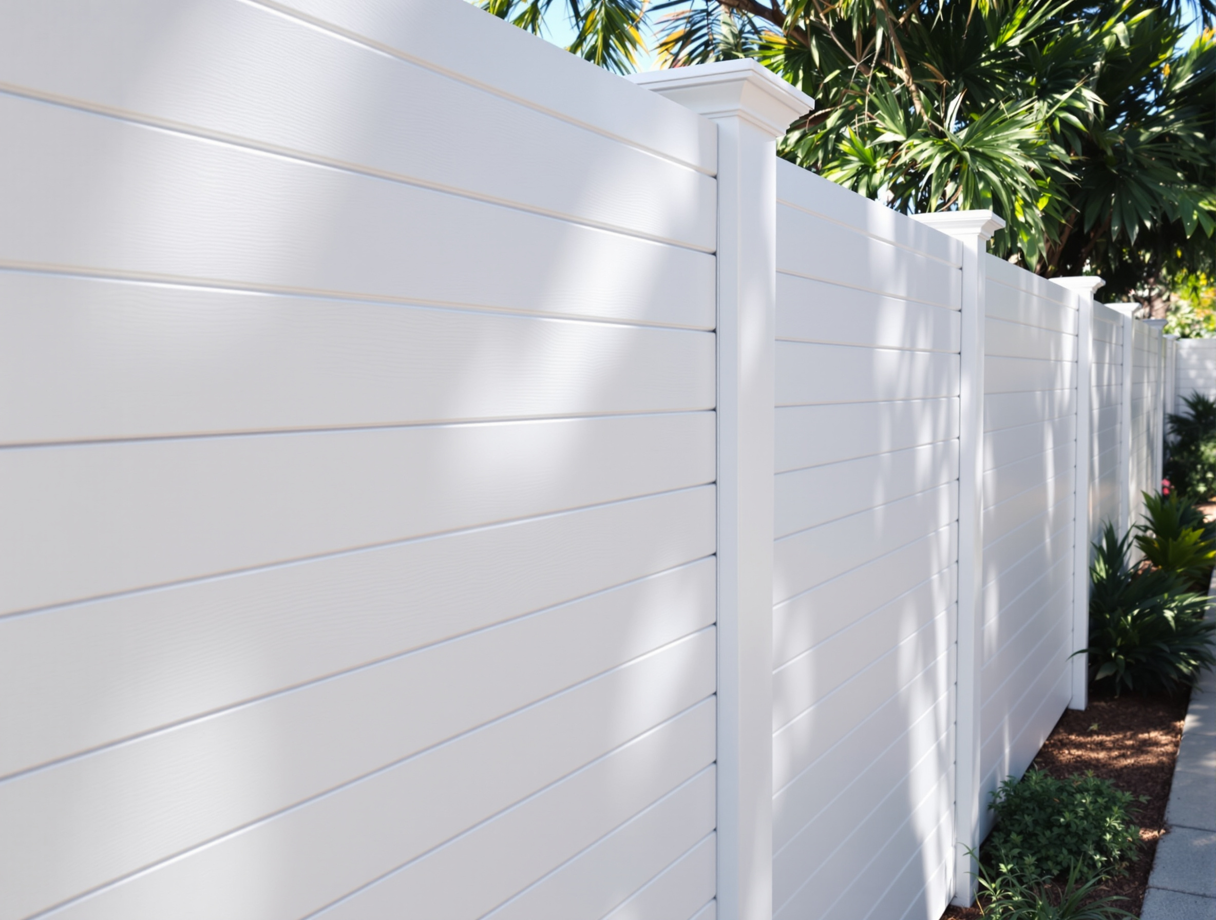 Vinyl Fence Installation project in Shawnee, KS by RKC Wood Care Pros