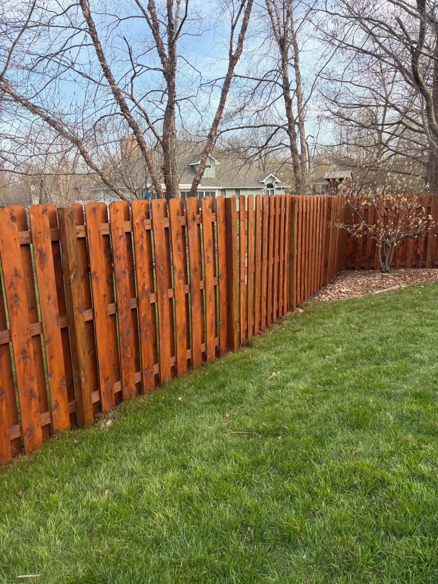 Gate re-hang after post re-set in Pleasant Hill, MO by RKC Wood Care Pros